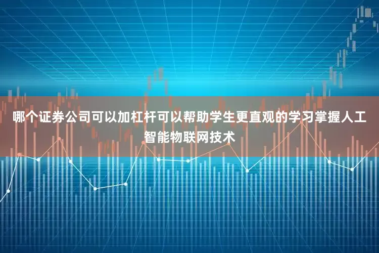 哪个证券公司可以加杠杆可以帮助学生更直观的学习掌握人工智能物联网技术